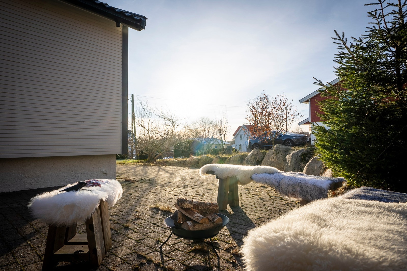 Uteplasser som gir deg muligheten til å nyte solrike sommerdager, lune høstkvelder og rolige vinterstunder Galleribilde