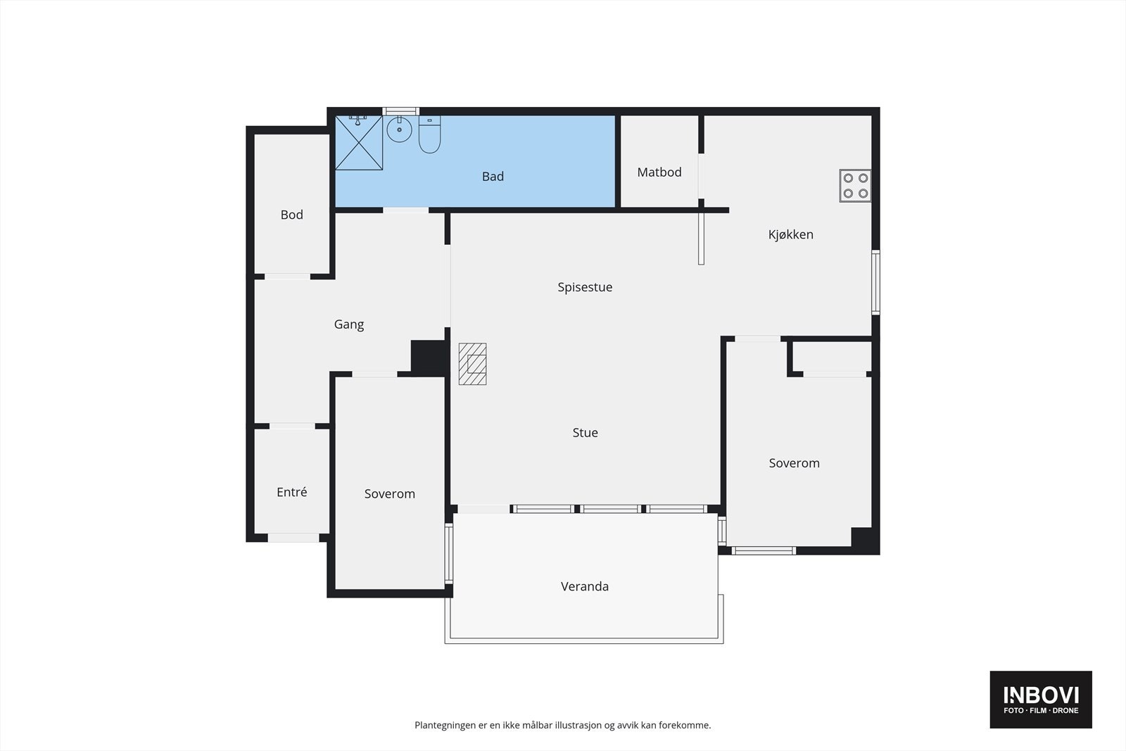 Plantegning Galleribilde