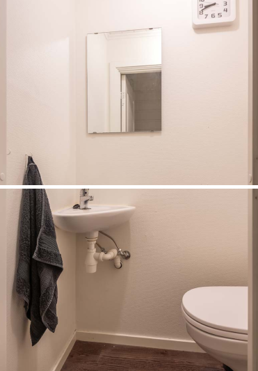 toalettrom i gang Galleribilde