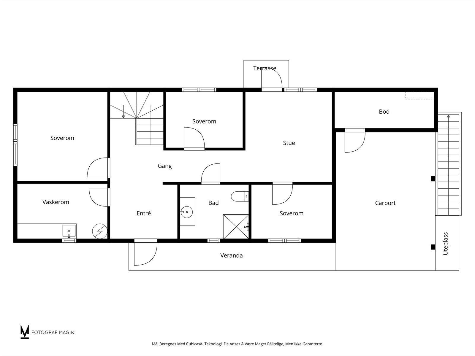 Plantegning 1.etasje Galleribilde