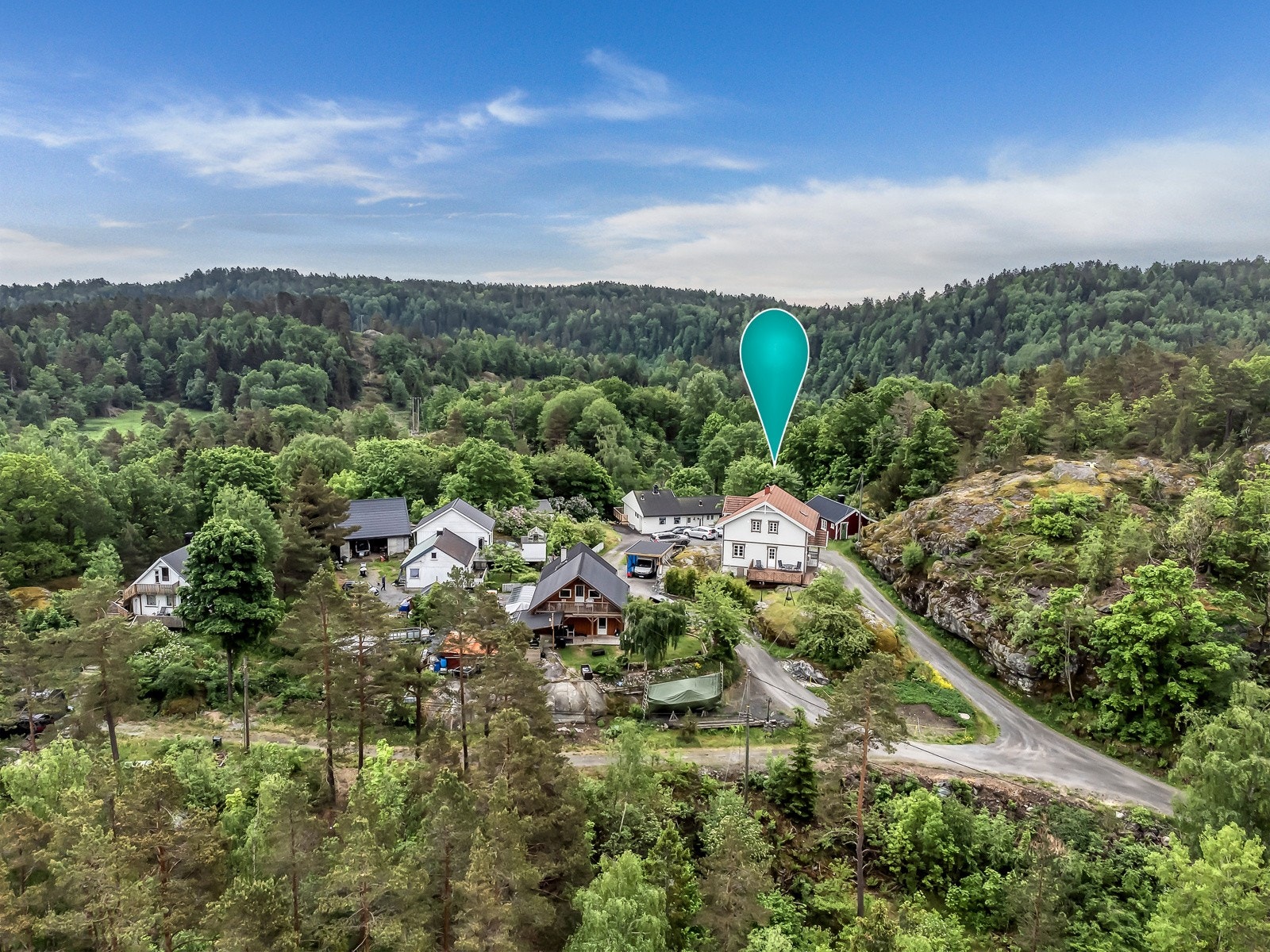 Området rundt huset på "lille Frankriket" Galleribilde