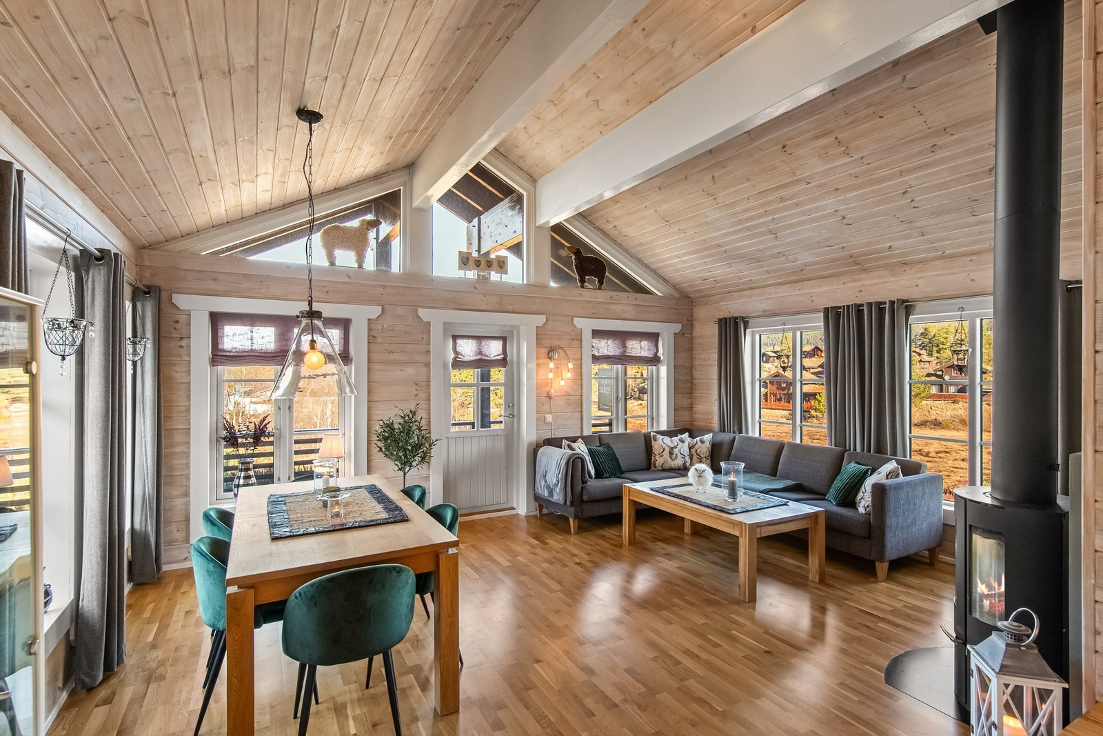 Hytten er på 71 kvm BRA-i Galleribilde