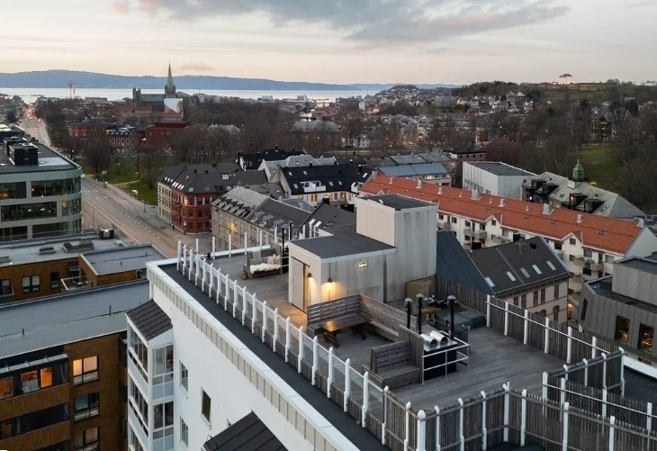 Felles takterrasse Galleribilde