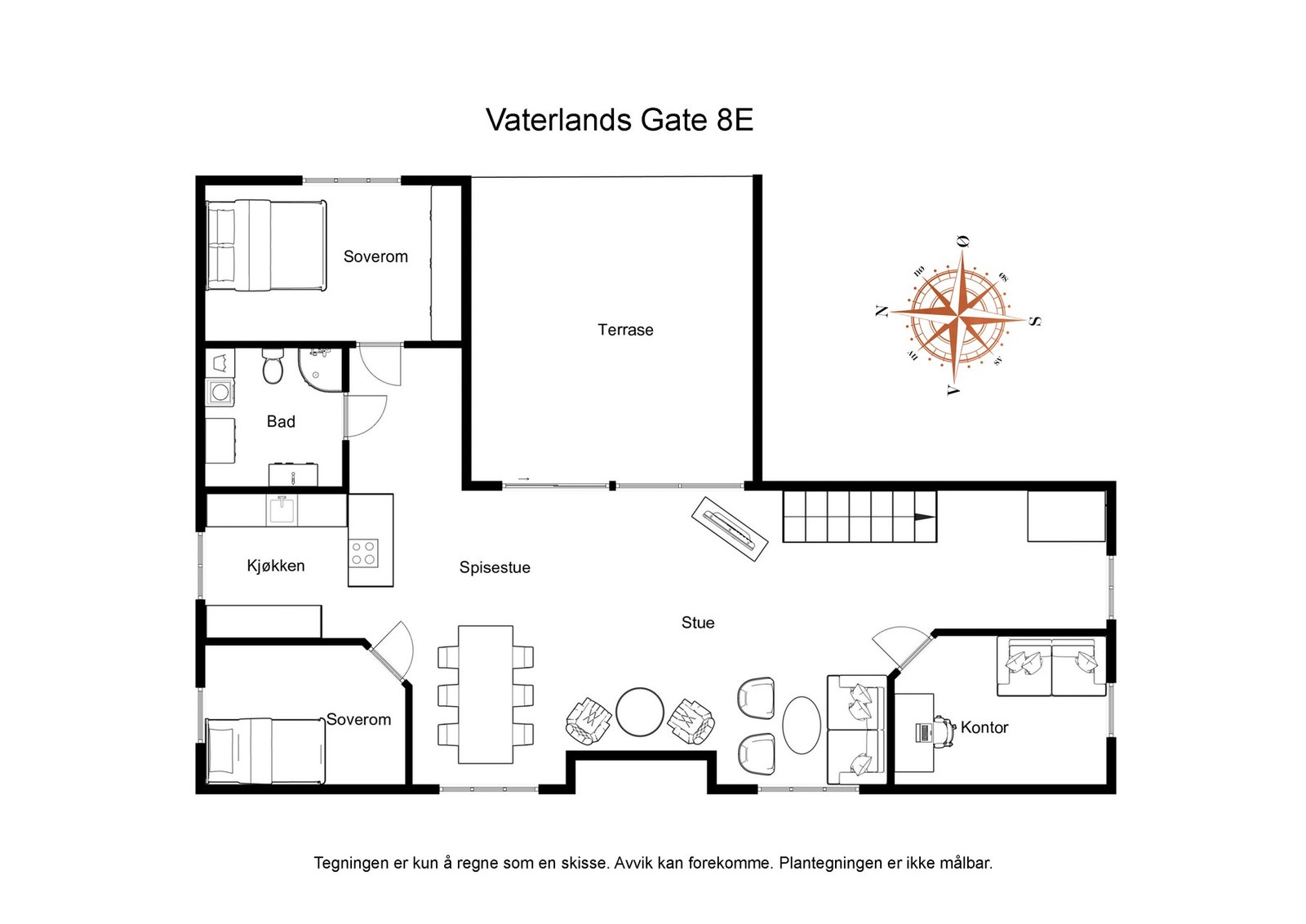 Plantegning. Galleribilde