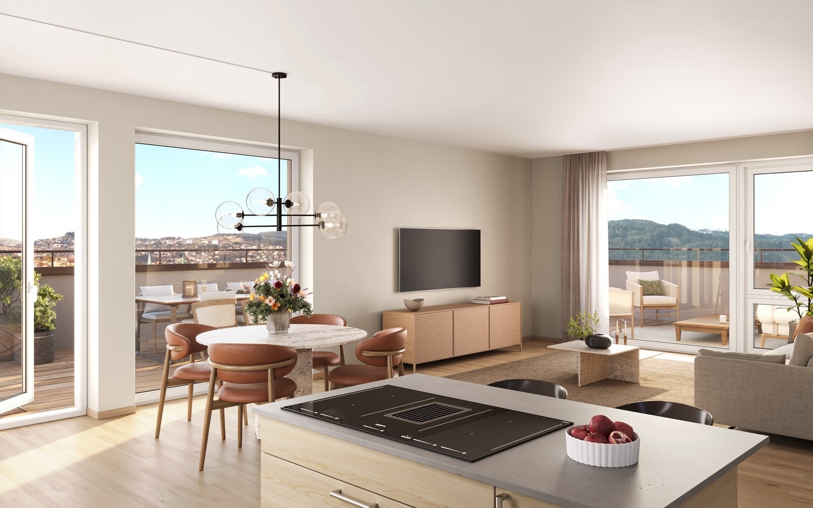 Illustrasjon fra en annen type leilighet, for inspirasjon. Galleribilde