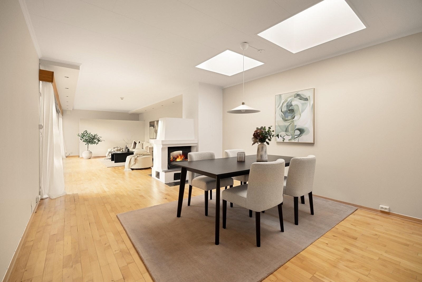 Boligens planløsning gir gode innredningsmuligheter Galleribilde