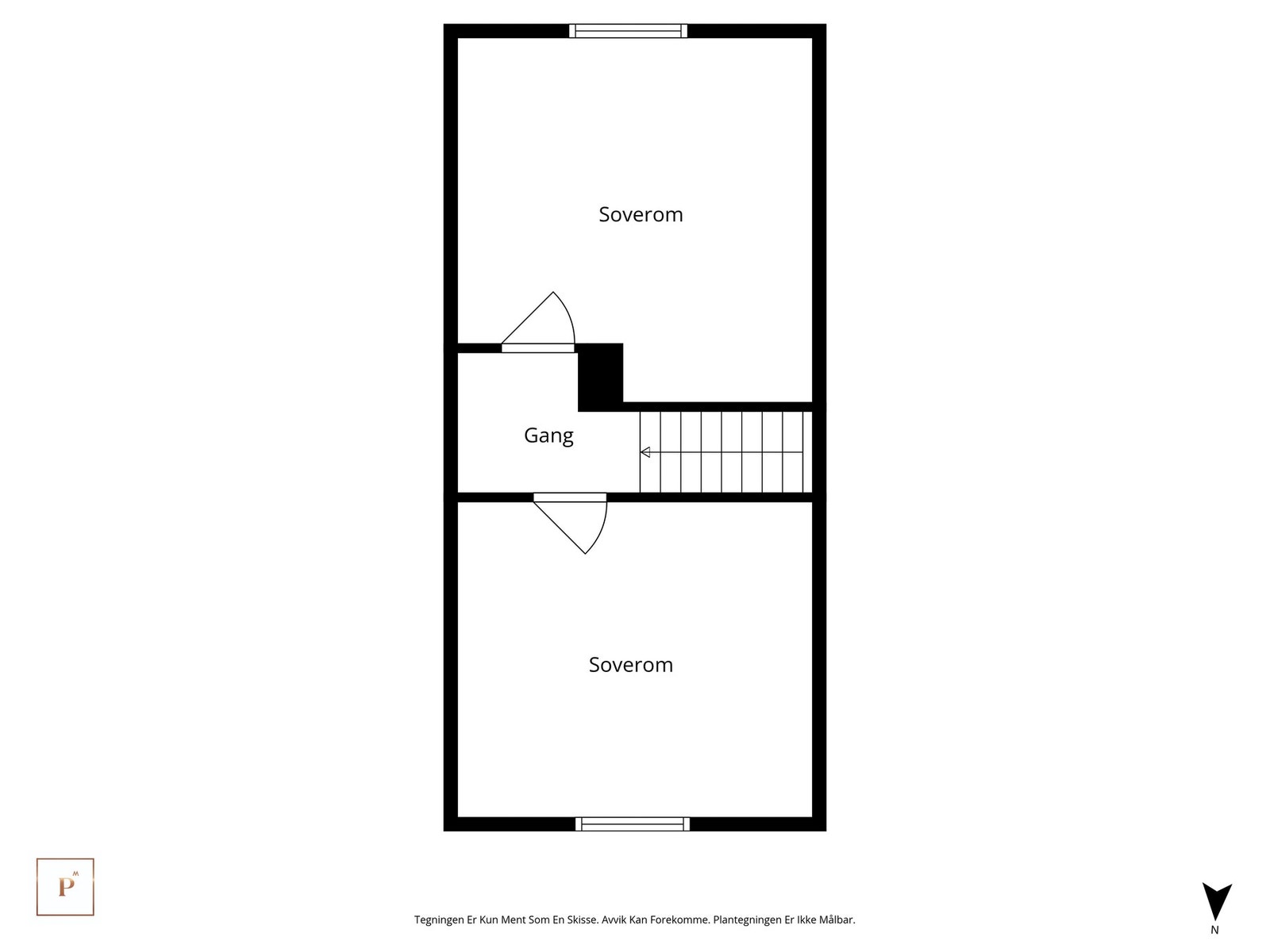 Plantegning 2.etg. Galleribilde