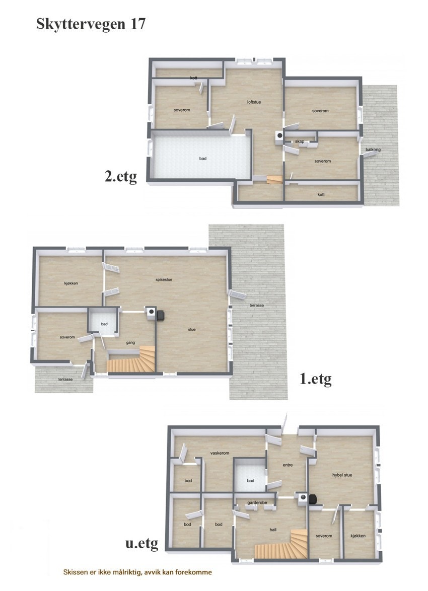 Plantegning oversikt Galleribilde
