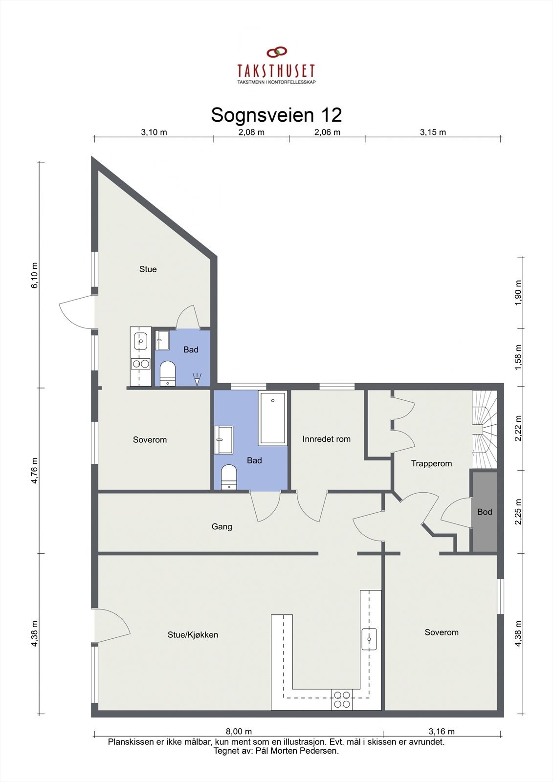 Plantegning underetasje/kjeller Galleribilde