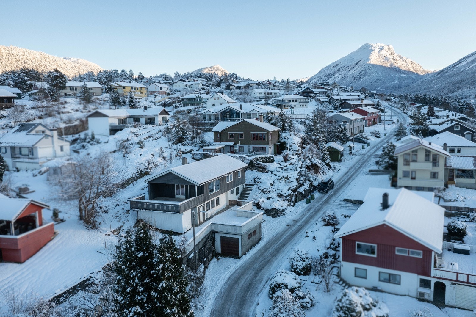 Dronefoto Galleribilde