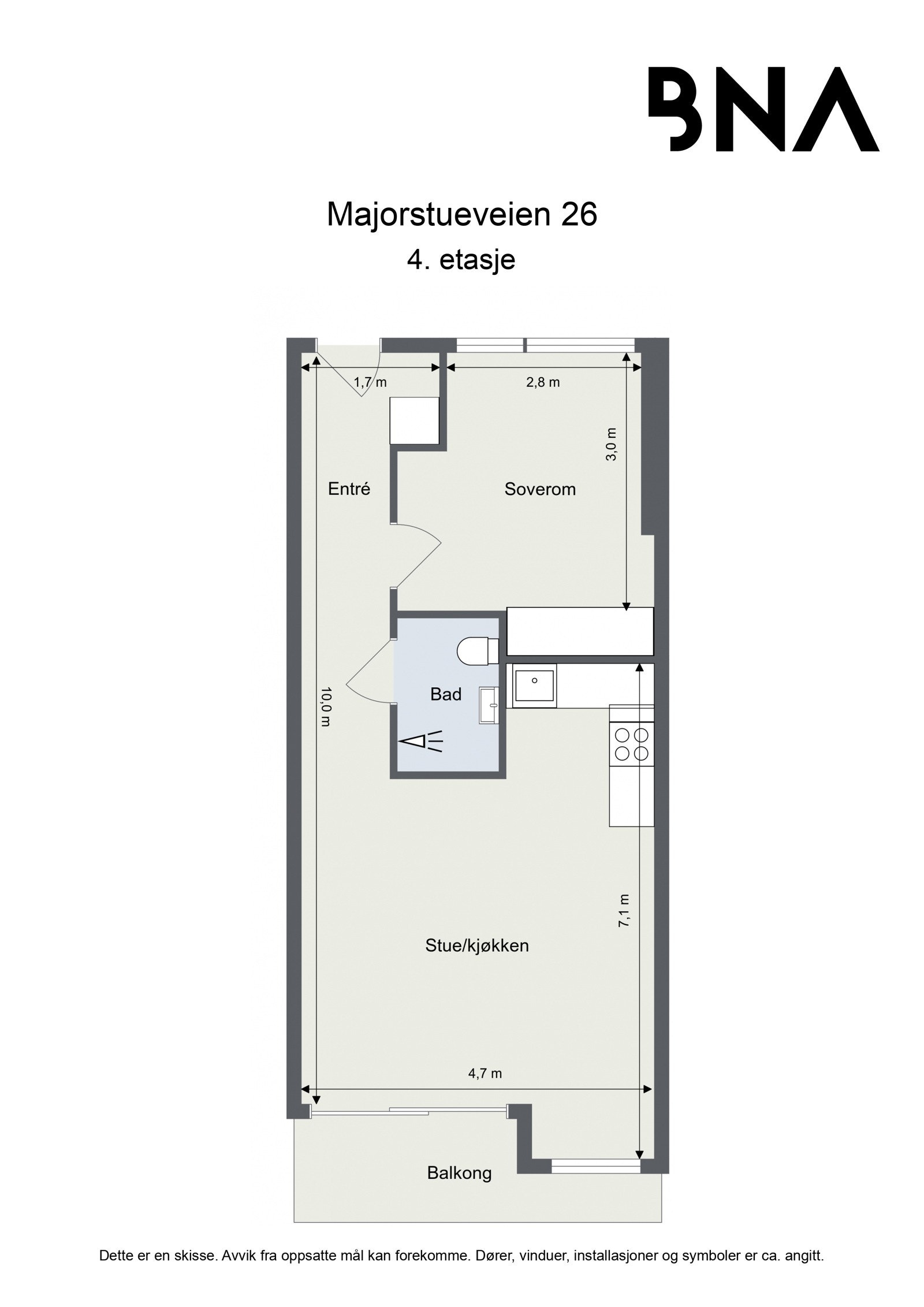 Plantegning Galleribilde