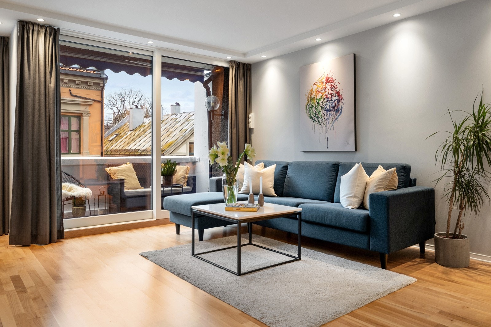 Sameiet har kollektiv TV avtale fra Telia, kostnaden er inkludert i fellesutgiftene Galleribilde