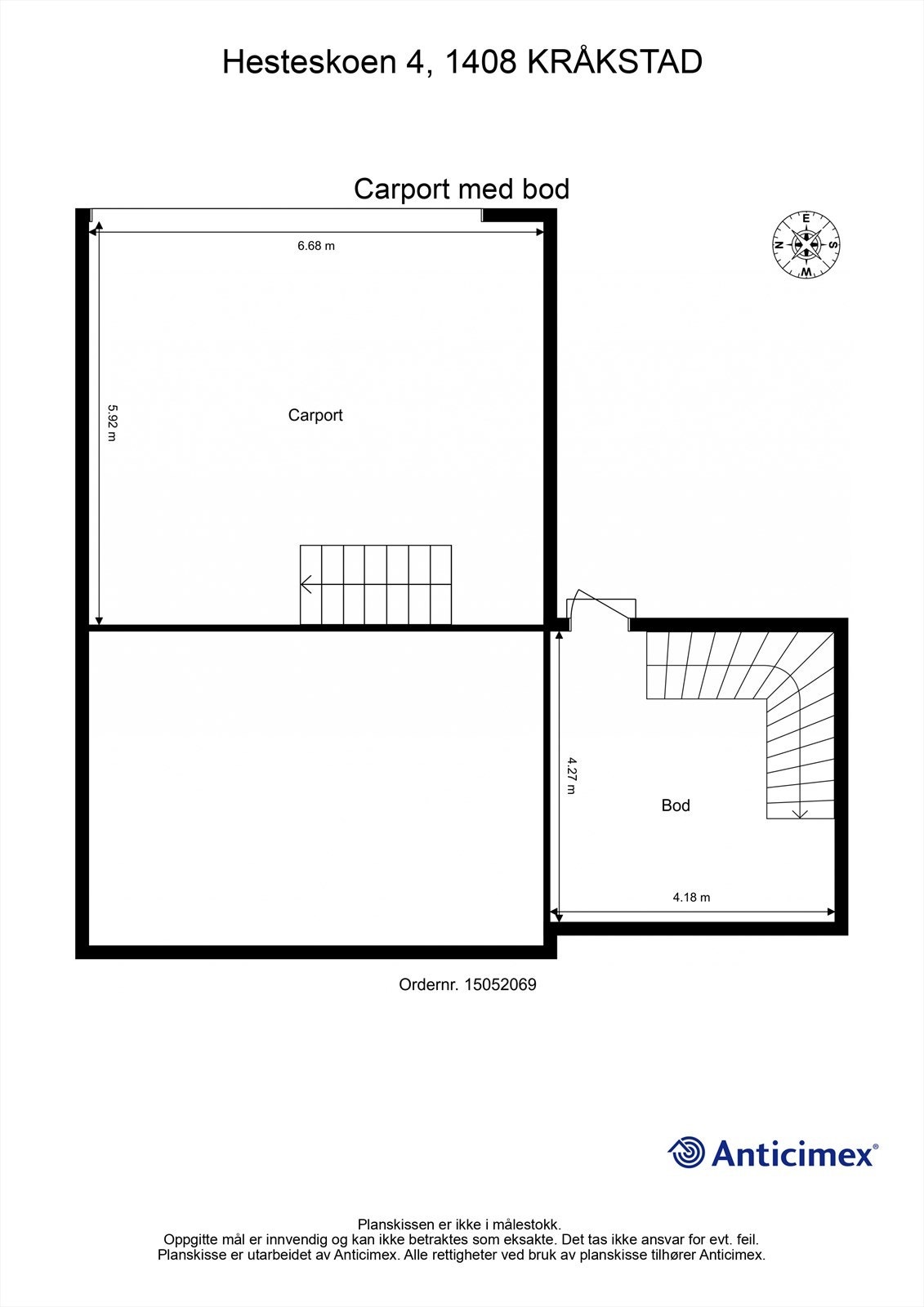 Carport med bod Galleribilde