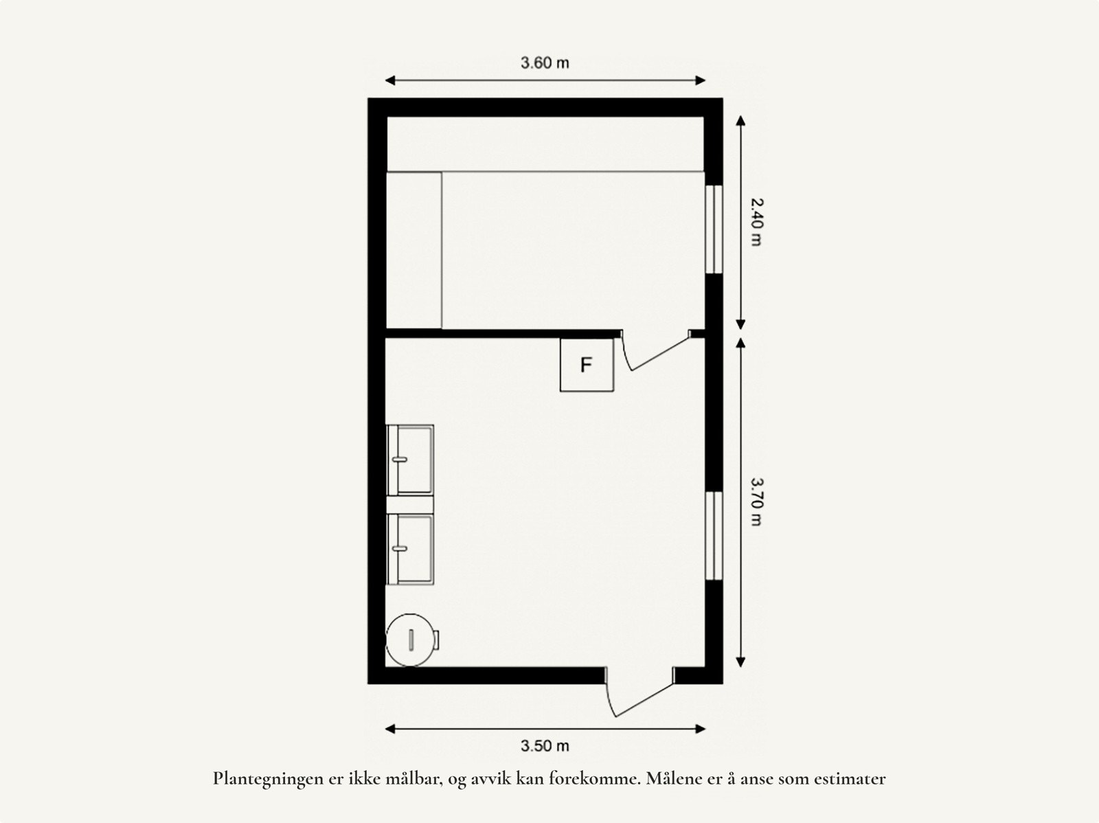 Plantegning underetasje. Galleribilde