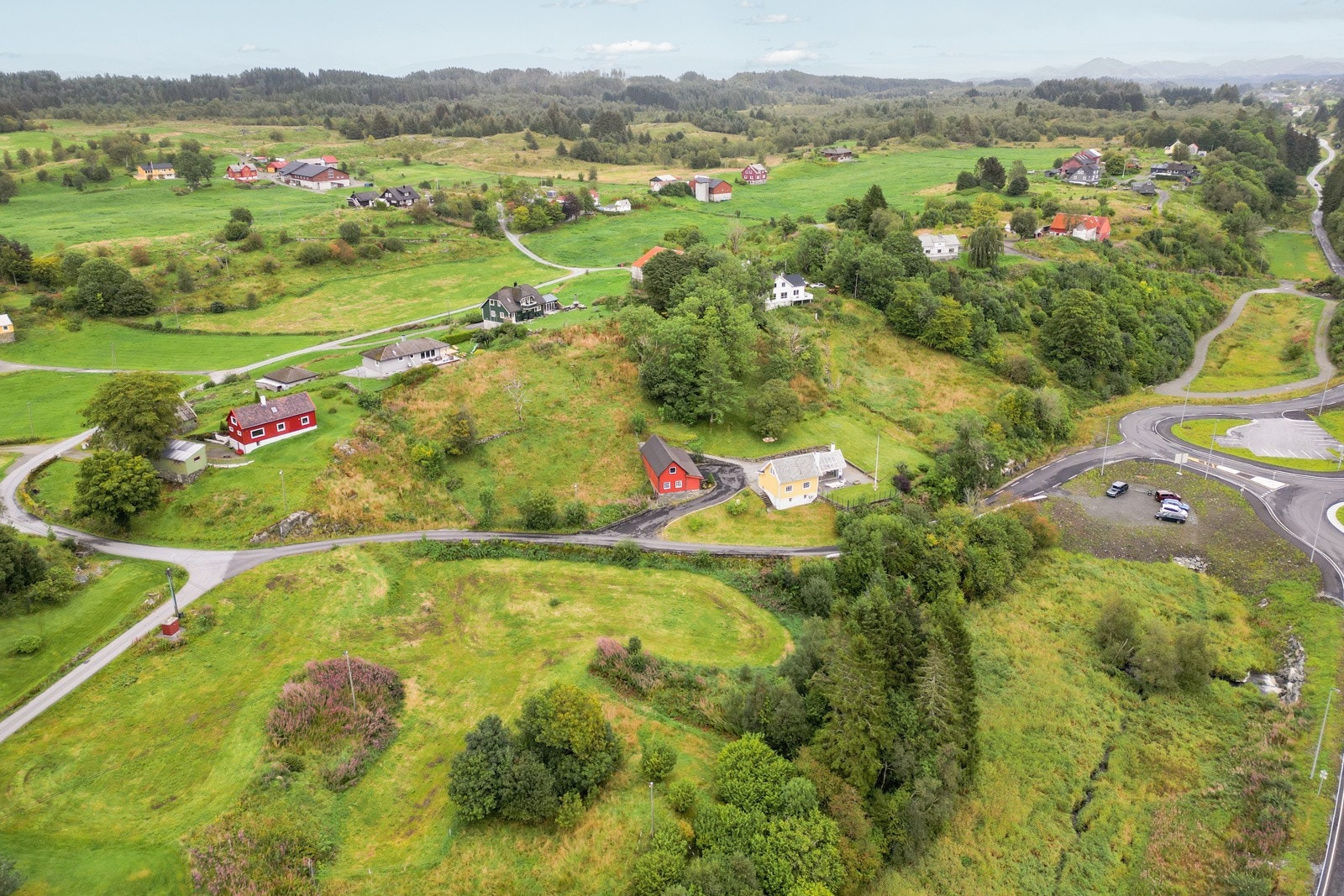 Tomten er på over hele 14 mål. Galleribilde