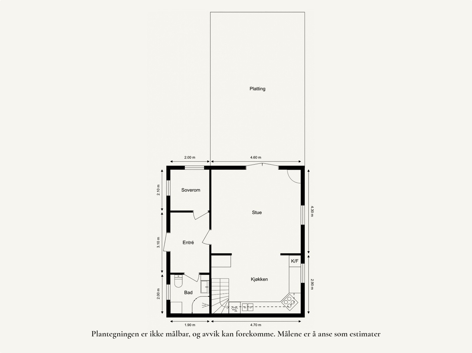 Plantegning første etasje. Galleribilde
