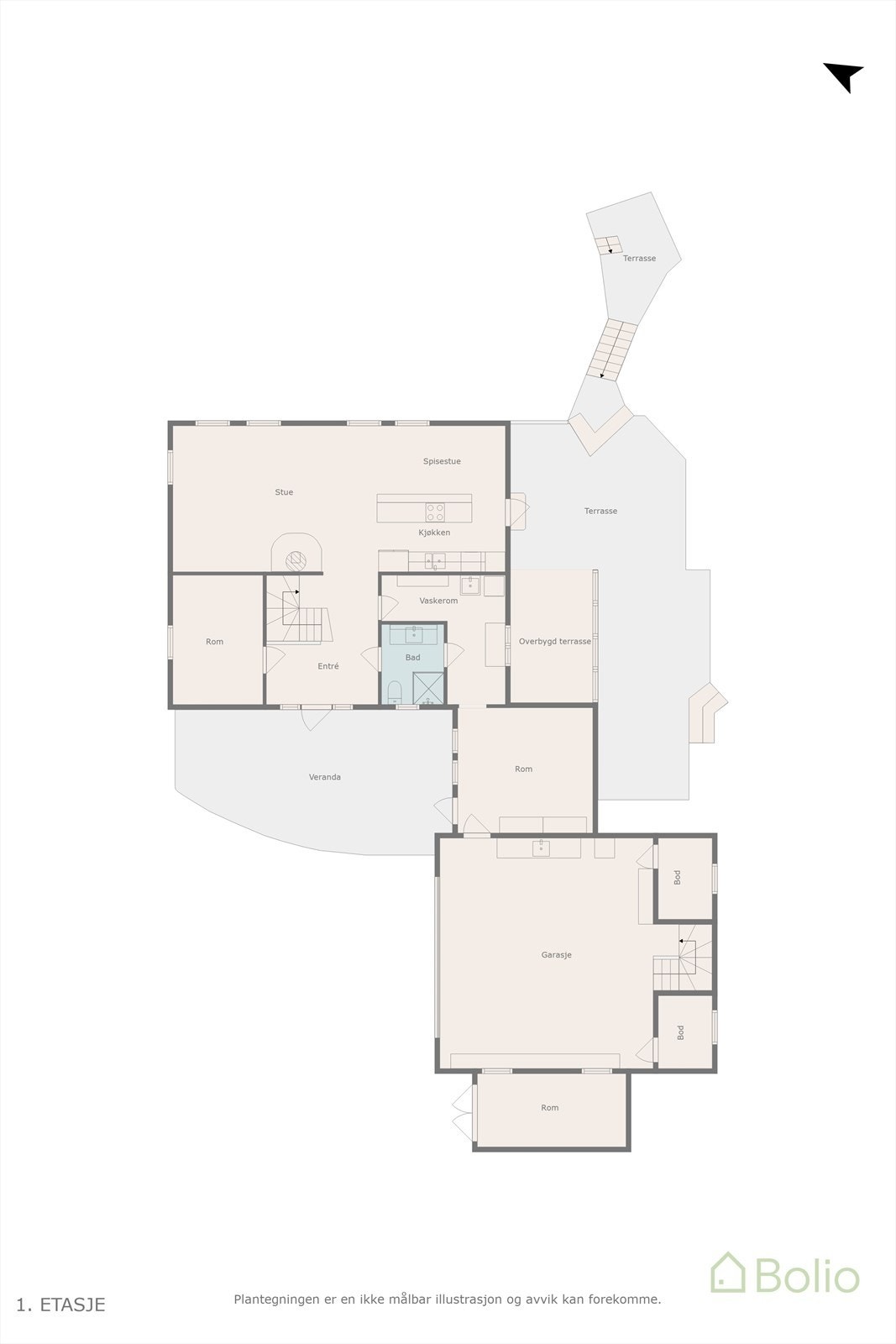 Plantegning Galleribilde