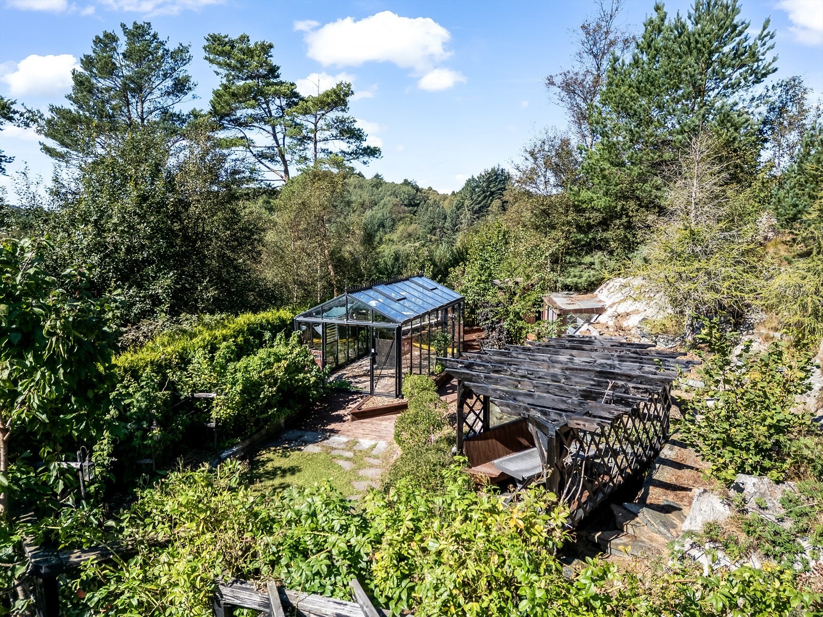 Dronefoto Galleribilde