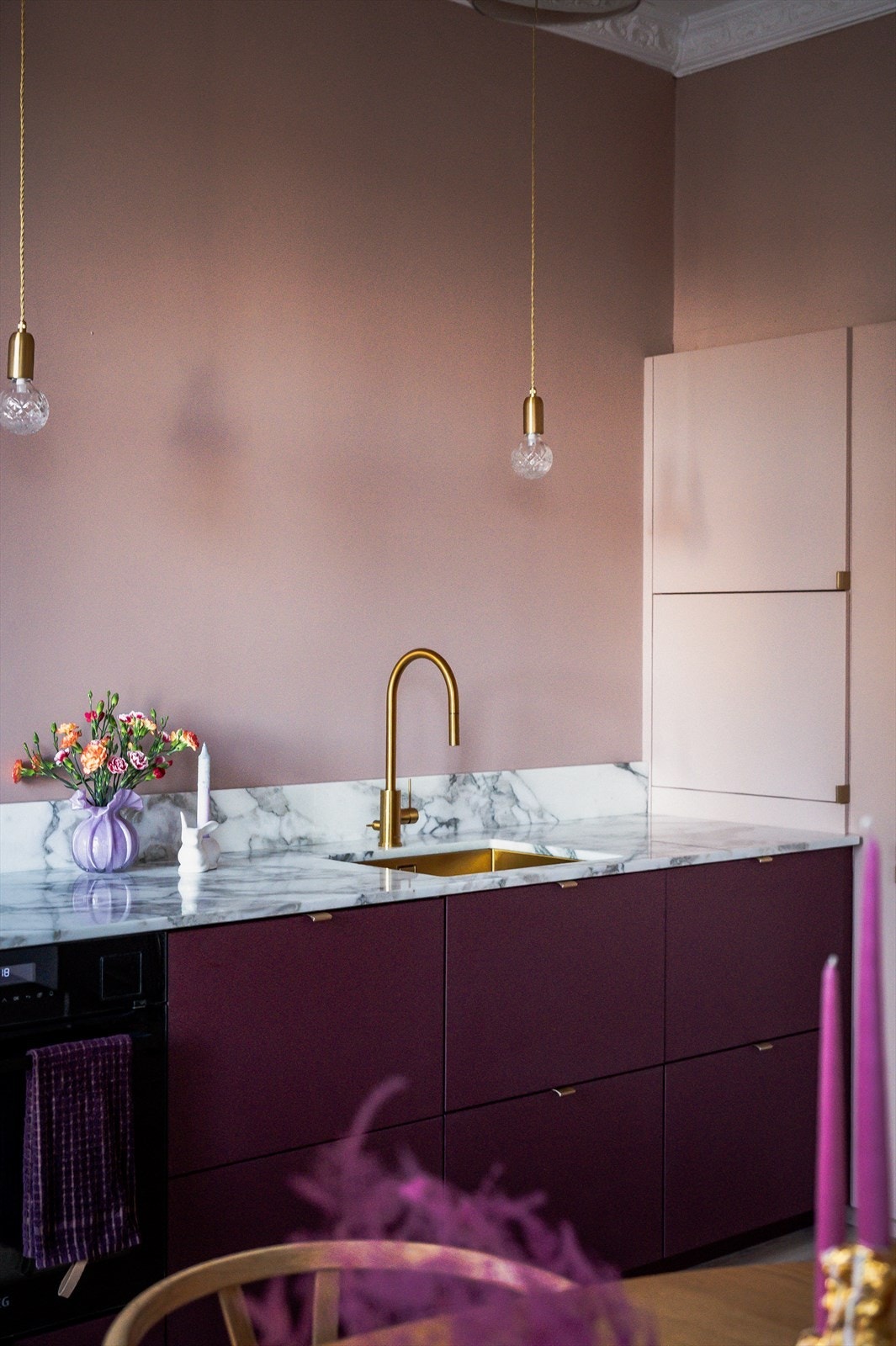 Veggene er malt med en lekker og påkostet farge fra Pure & Original. Galleribilde