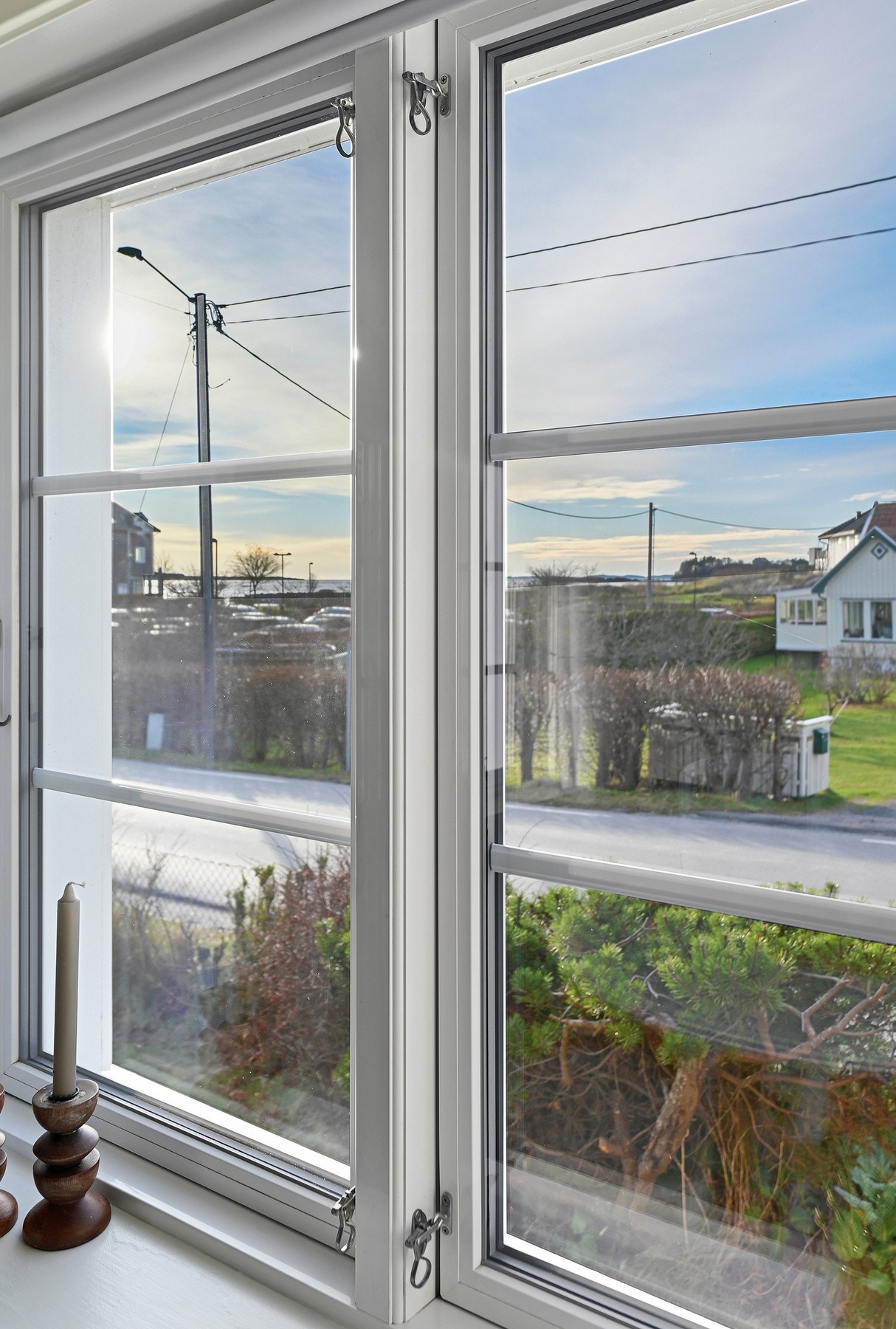 Det er flott utsikt fra stuen. Galleribilde