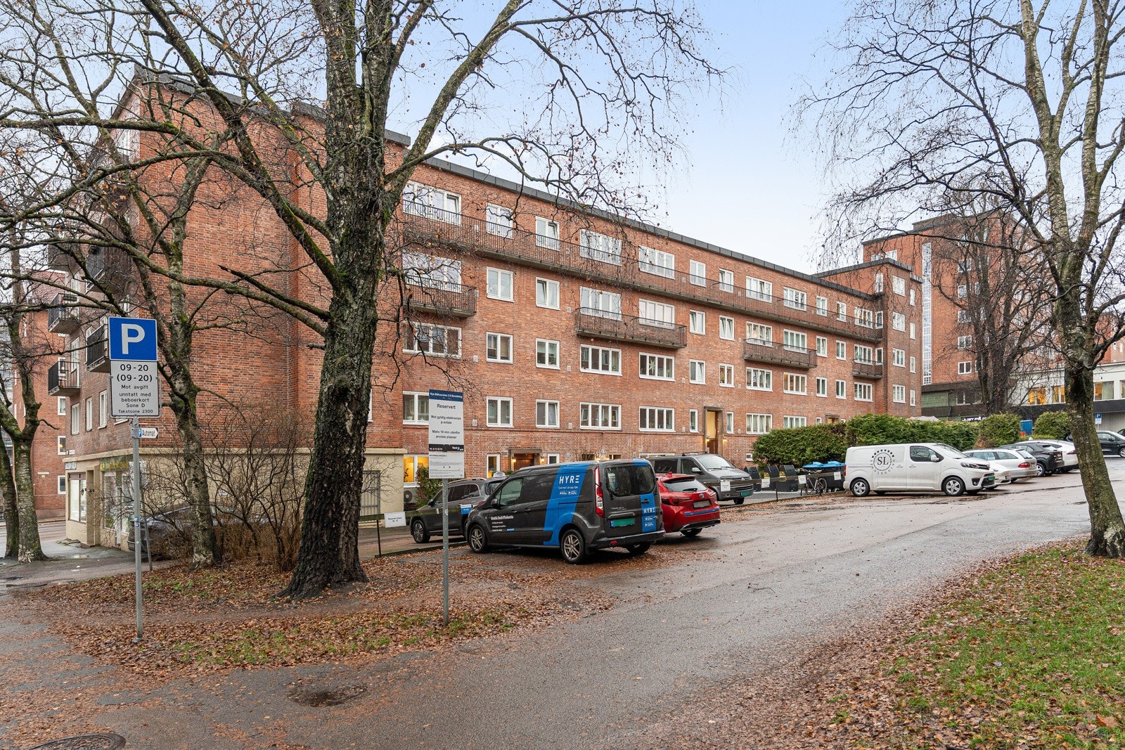 Leiligheten er skjermet for støy, og vender mot tilbaketrukket gårdsrom. Galleribilde