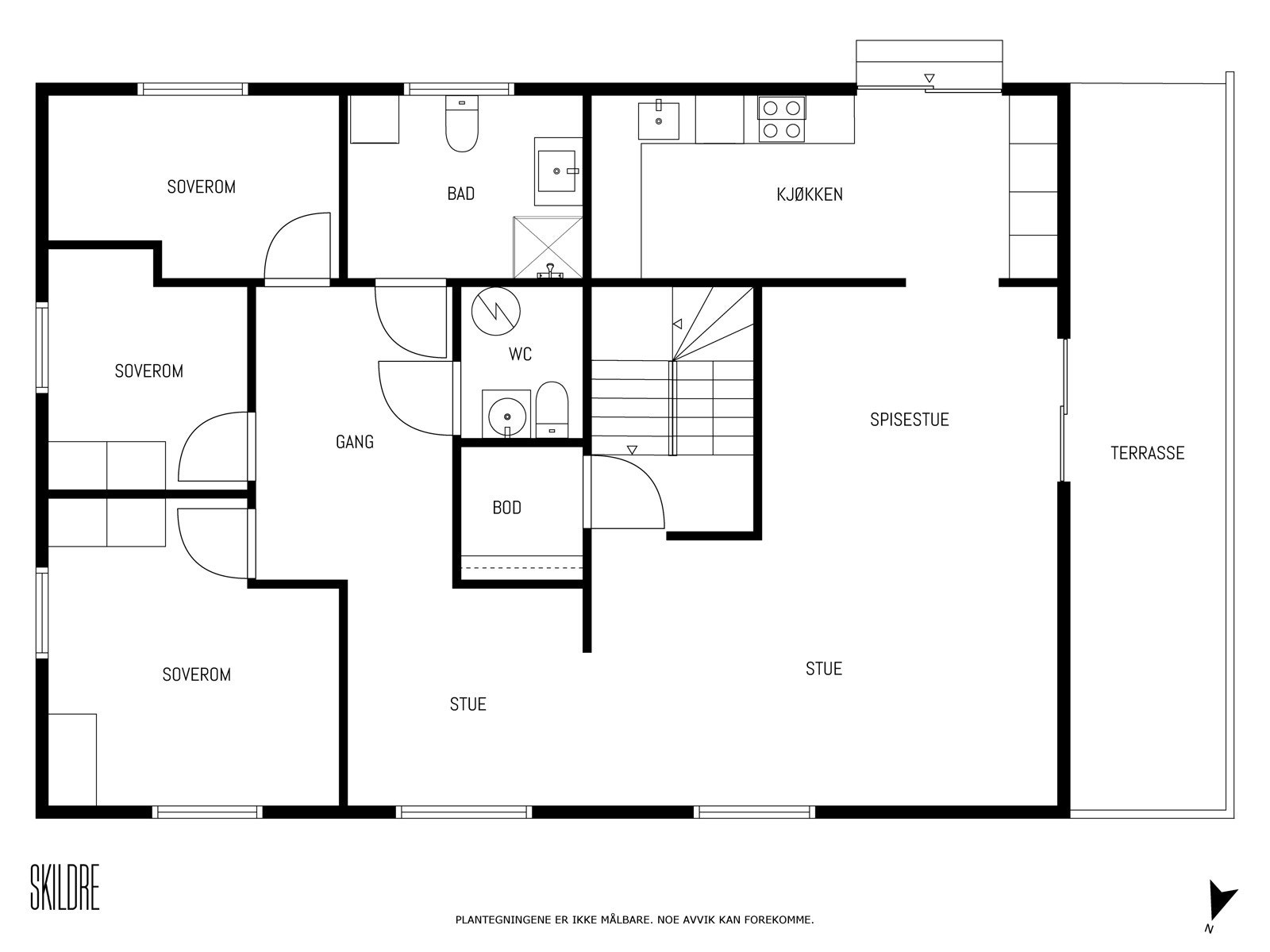 Plantegning Galleribilde