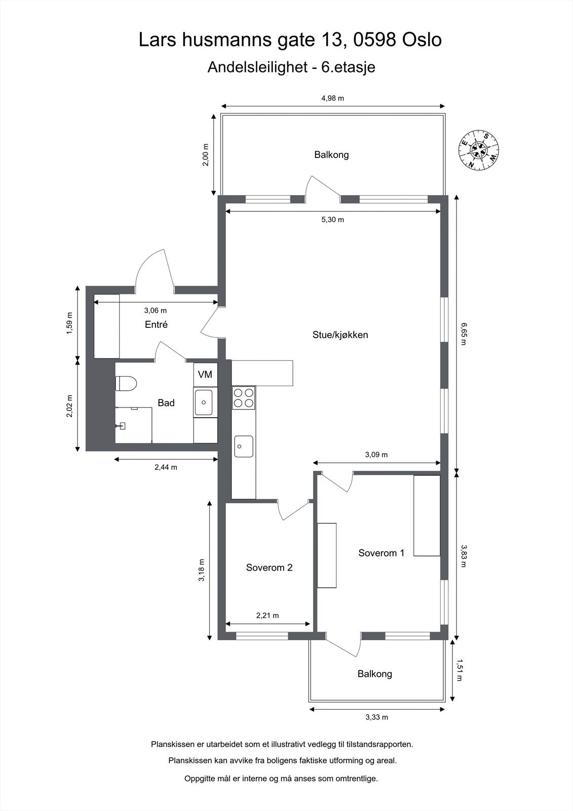 Plantegning Galleribilde