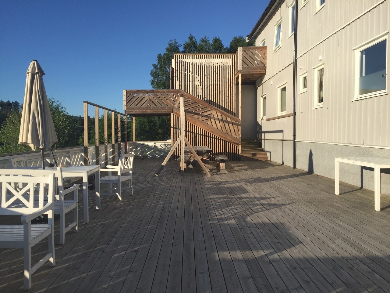 Koselig uteplass Galleribilde