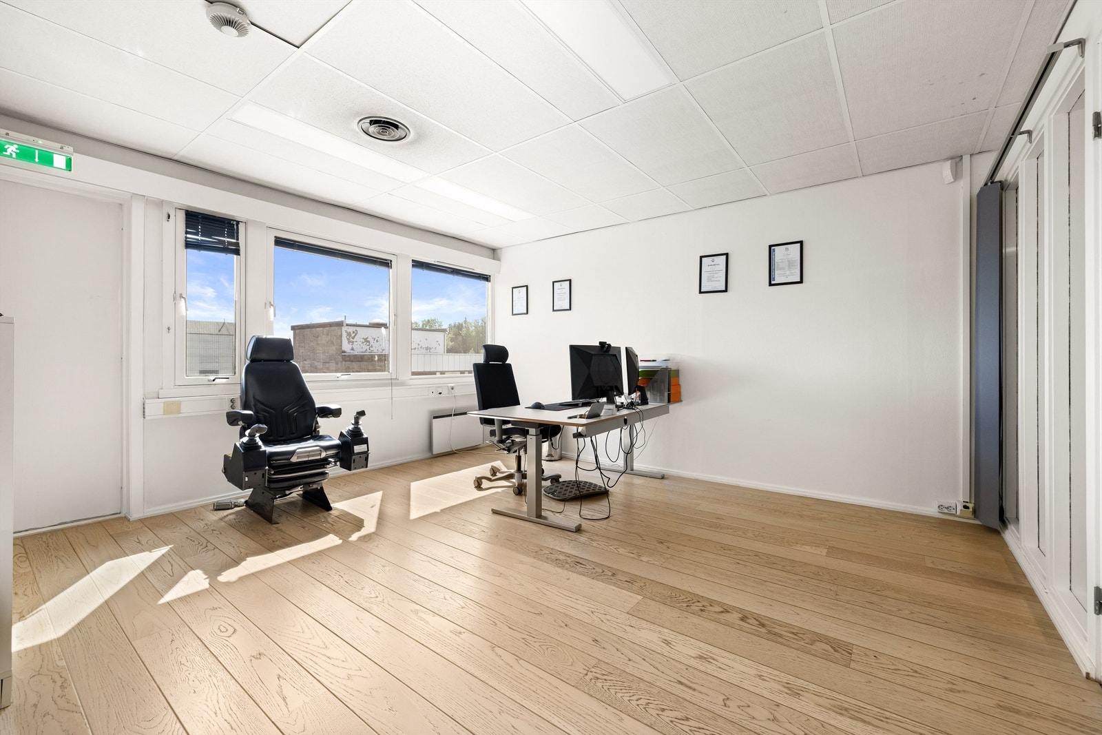 Forskjellige størrelser på rommene gir god fleksibilitet for leietaker Galleribilde