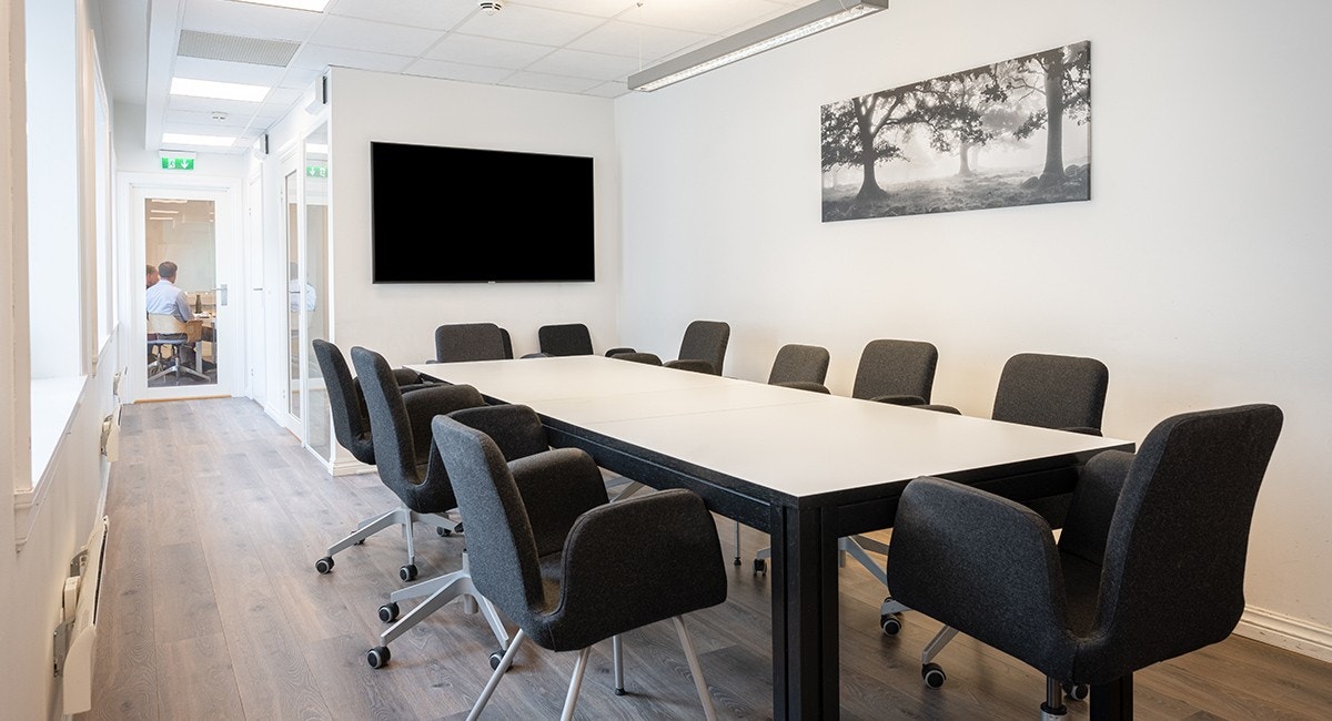 Spiseområde som også kan brukes til fellesmøter Galleribilde