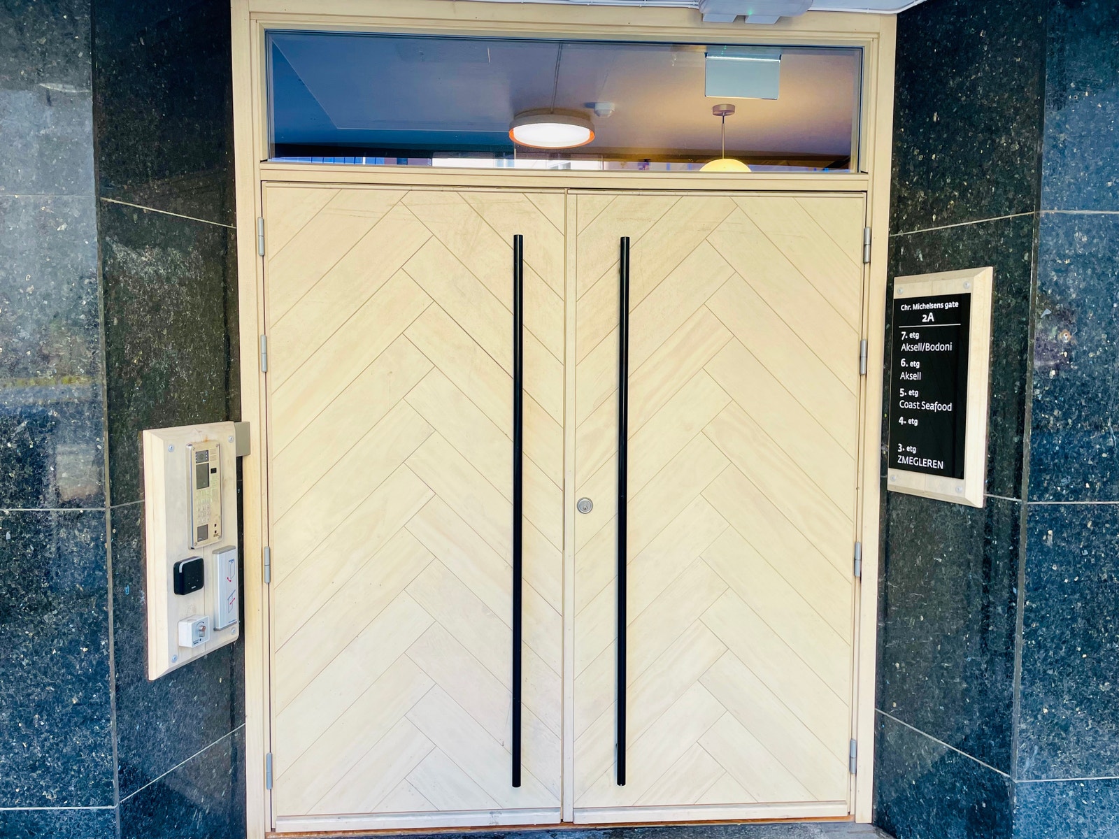 Representativt inngangsparti Galleribilde