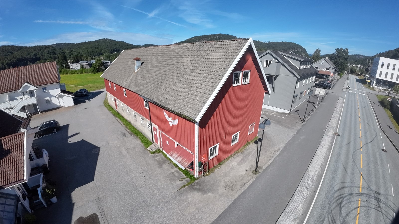 Dronefoto. Galleribilde