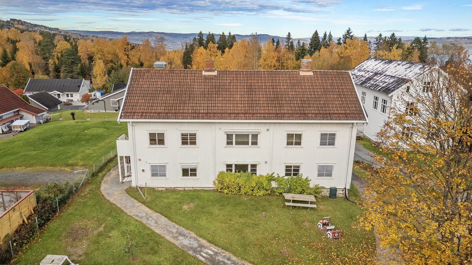 Store arealer både inne og ute. Galleribilde
