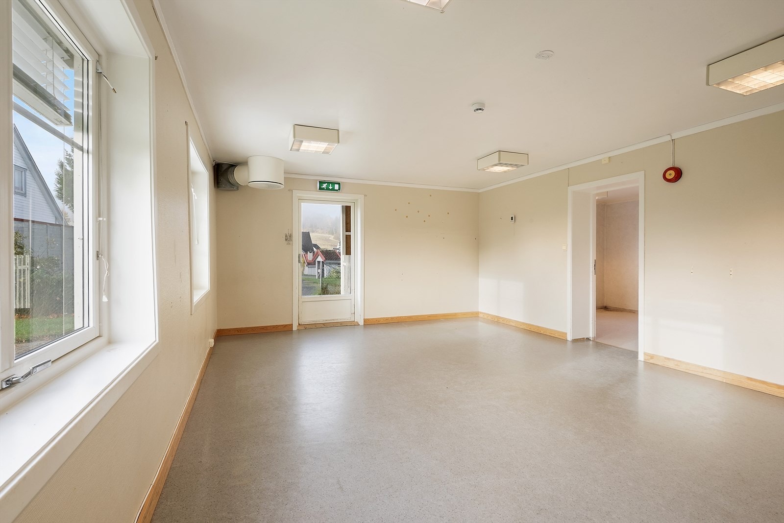 Lekerom med dør ut i 1. etasje. Galleribilde