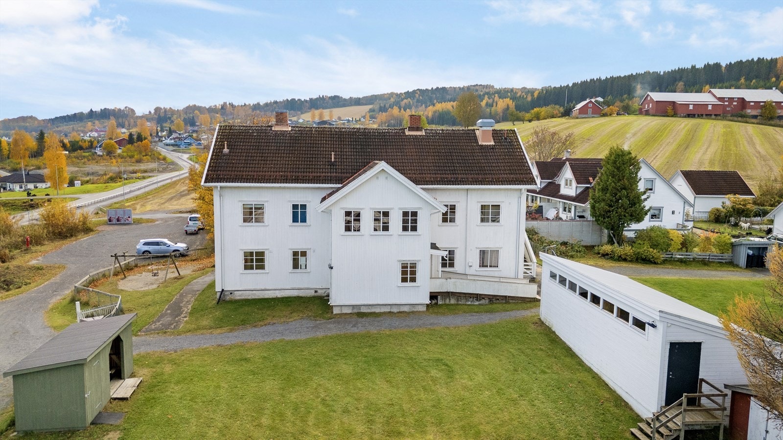 Gamle Nordli skole, i de senere år benyttet som barnehage. Galleribilde