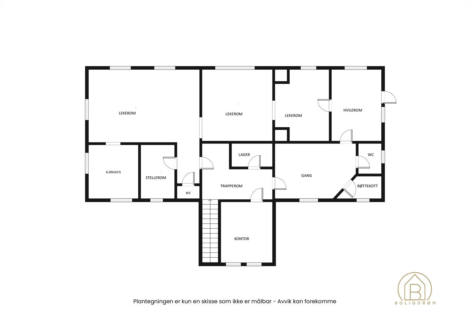 Plantegning 2. etasje. Galleribilde
