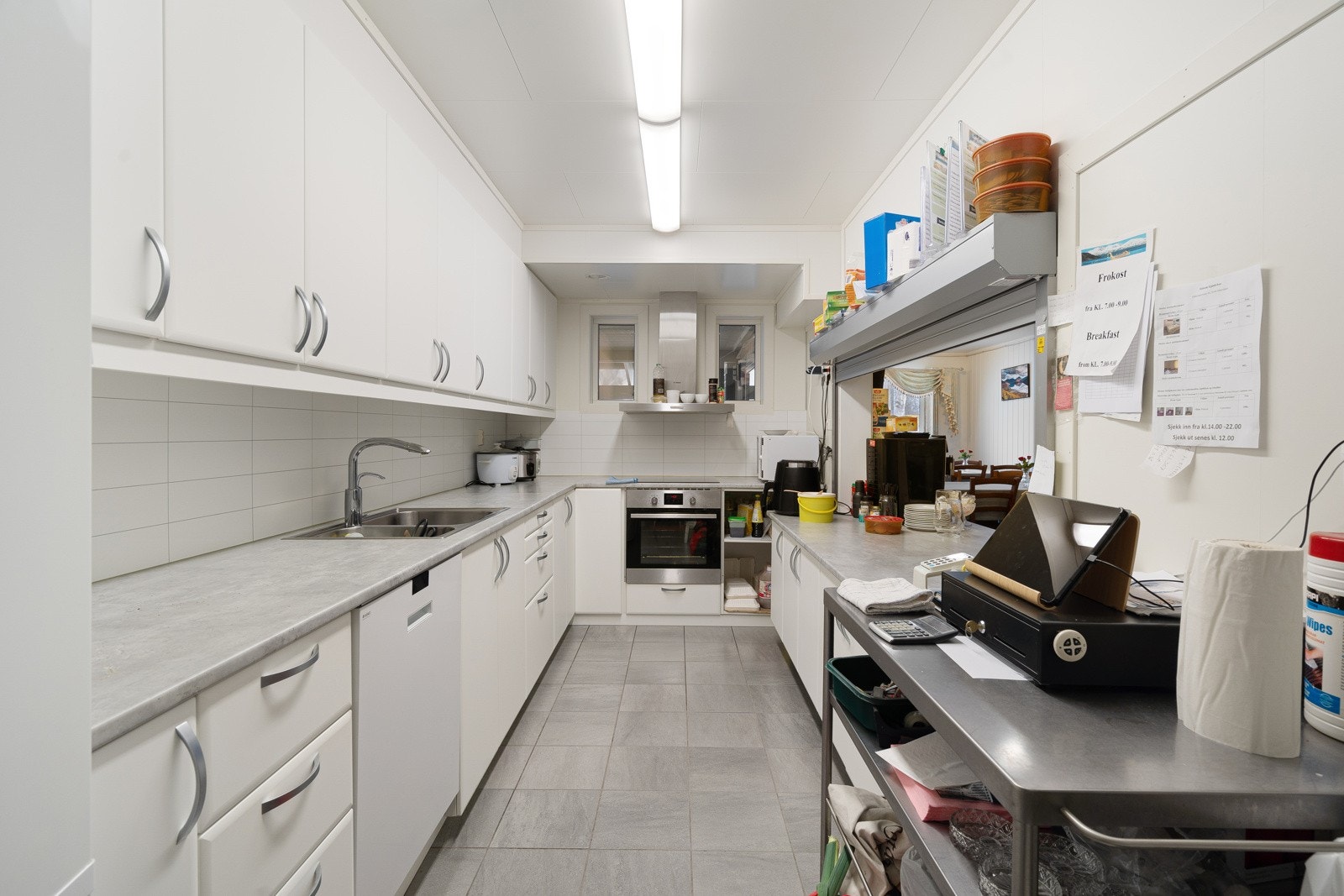 Kjøkken i cafelokalet Galleribilde