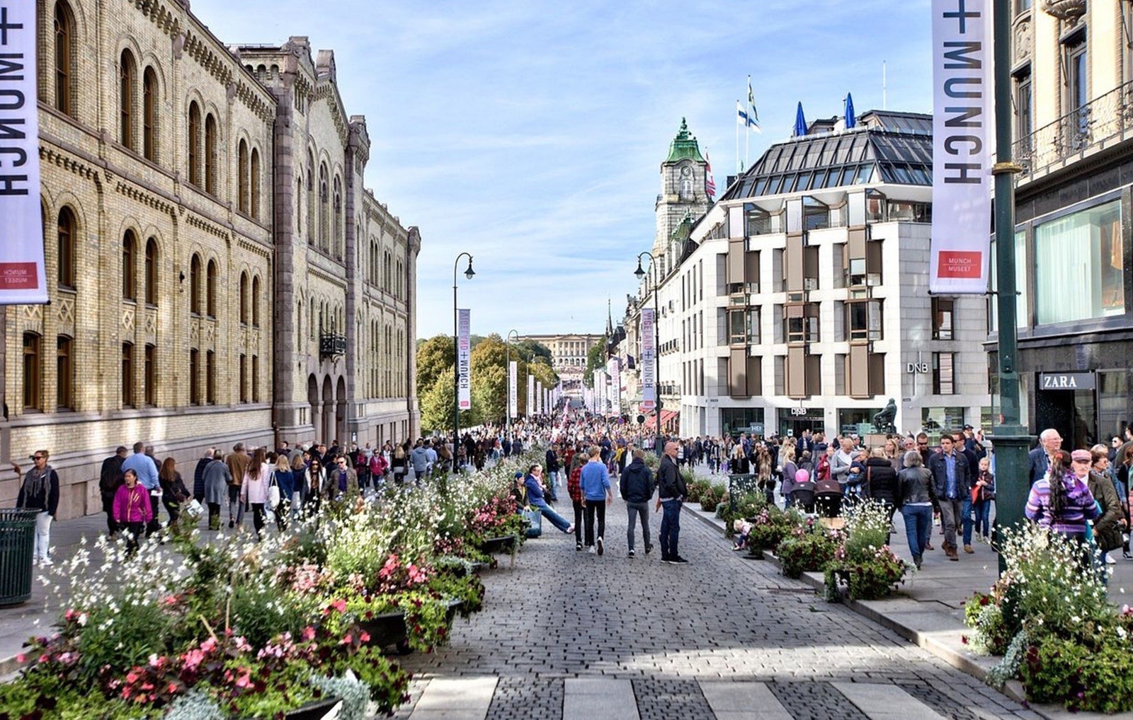 Karl Johans gate i umiddelbar nærhet Galleribilde