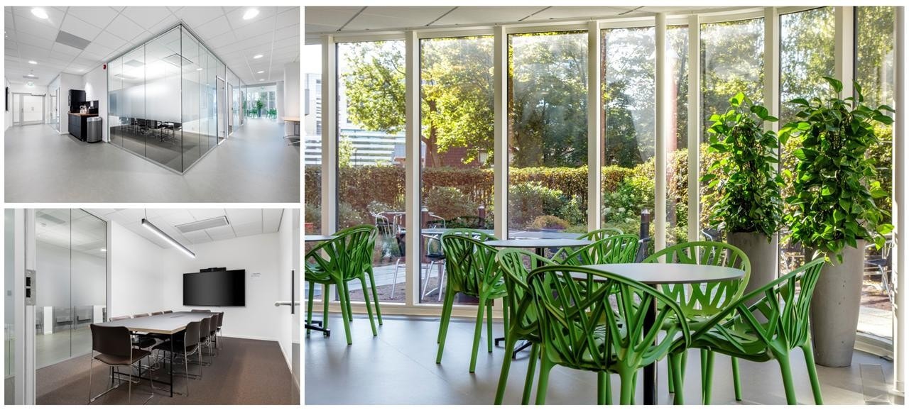 Møtesenteret har 5 gode møterom og en sosial sone med utgang til bakgården. Galleribilde