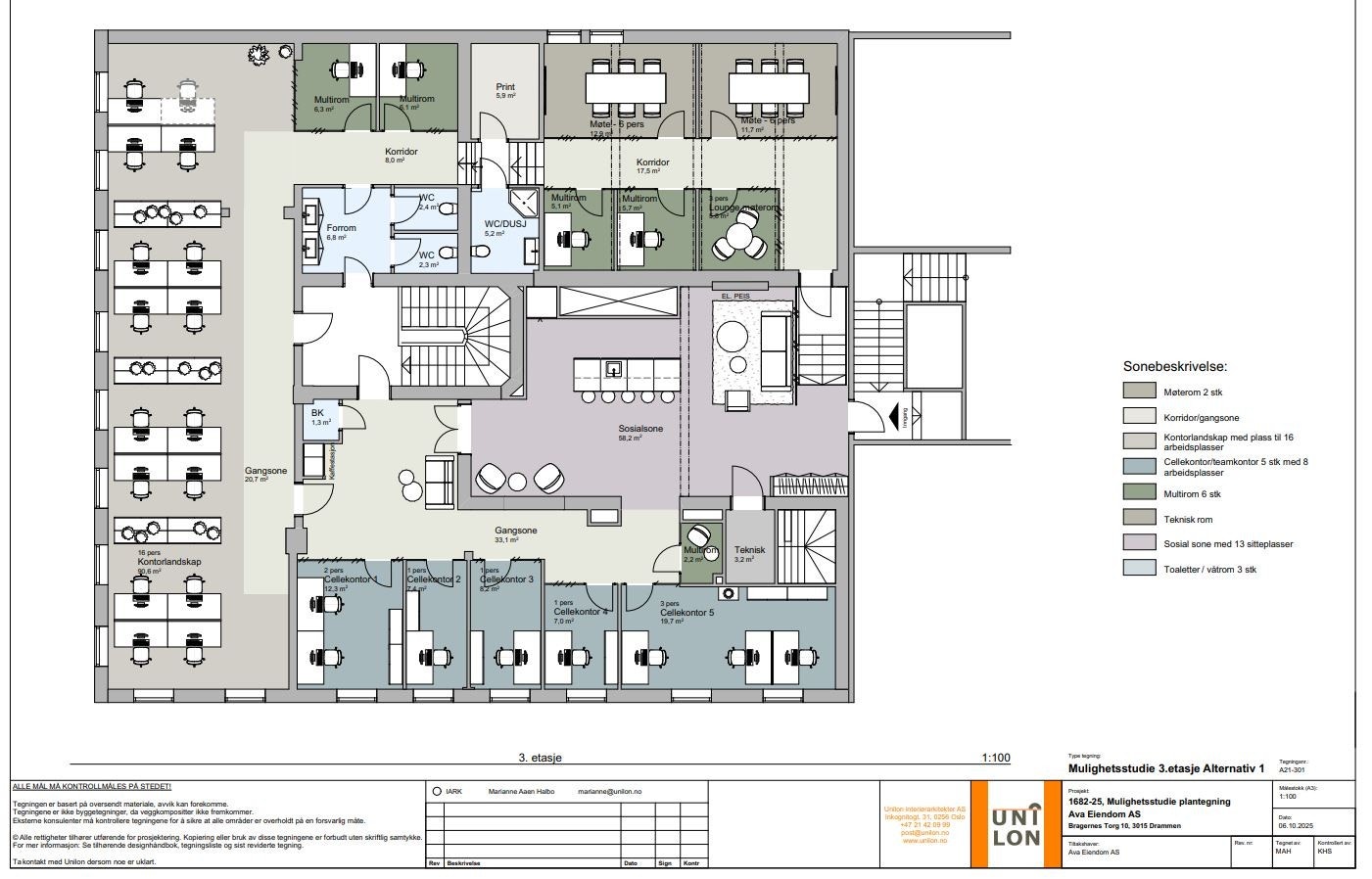 Forslag til planløsning Galleribilde