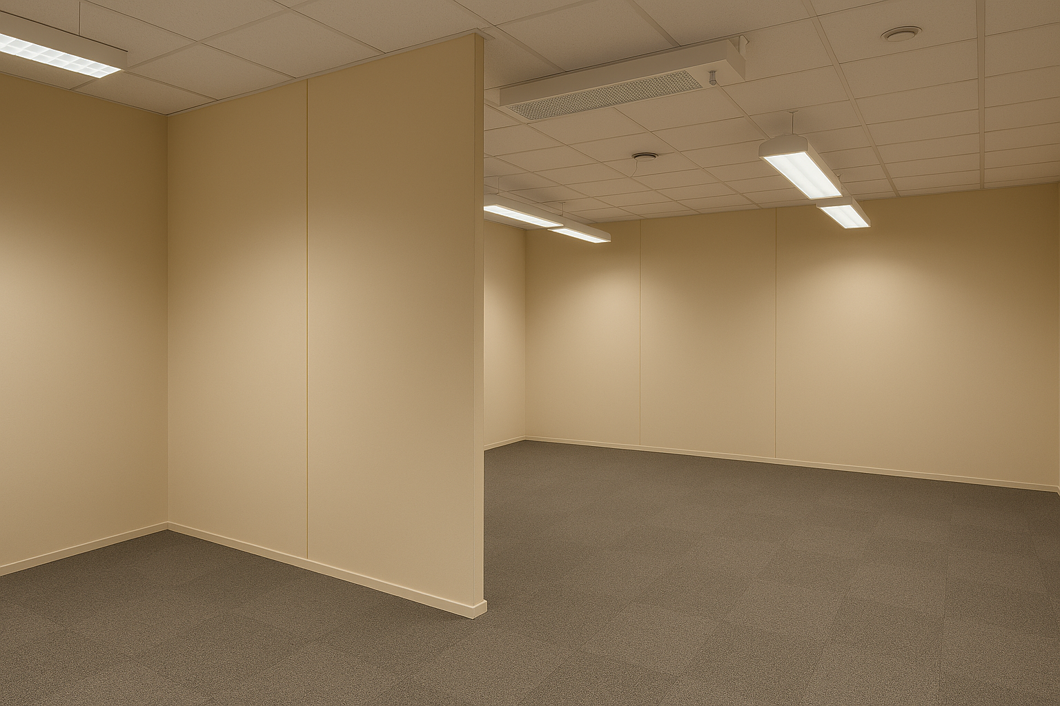 Illustrasjon 55 kvm kontor Galleribilde