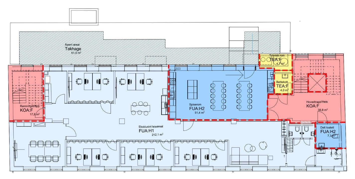 Plantegning over 2. etasje Galleribilde