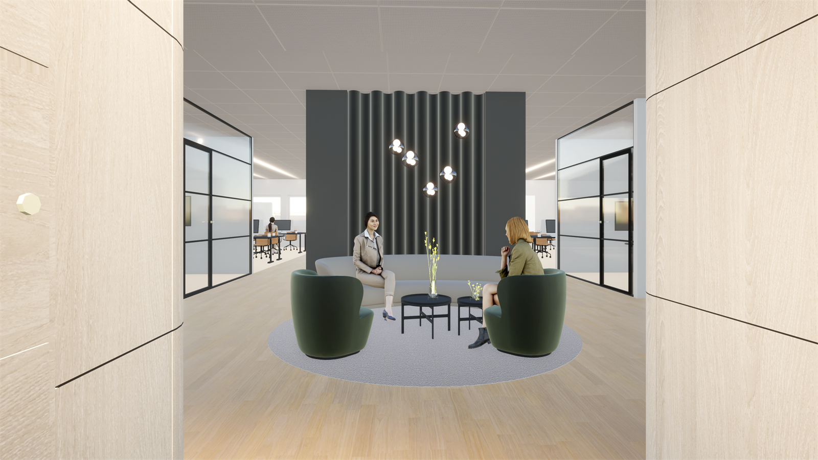 Illustrasjon - Sosial sone Galleribilde