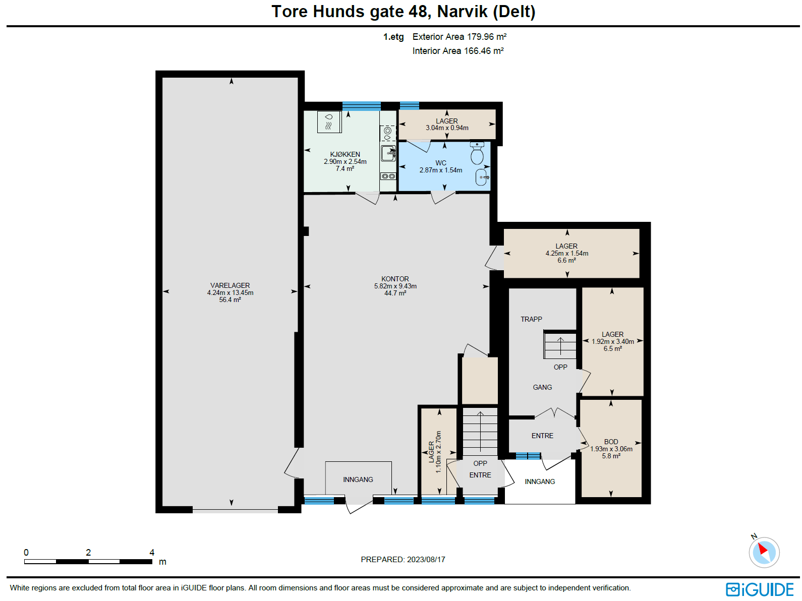 Tore Hunds gate 48 sokkeletasje Galleribilde