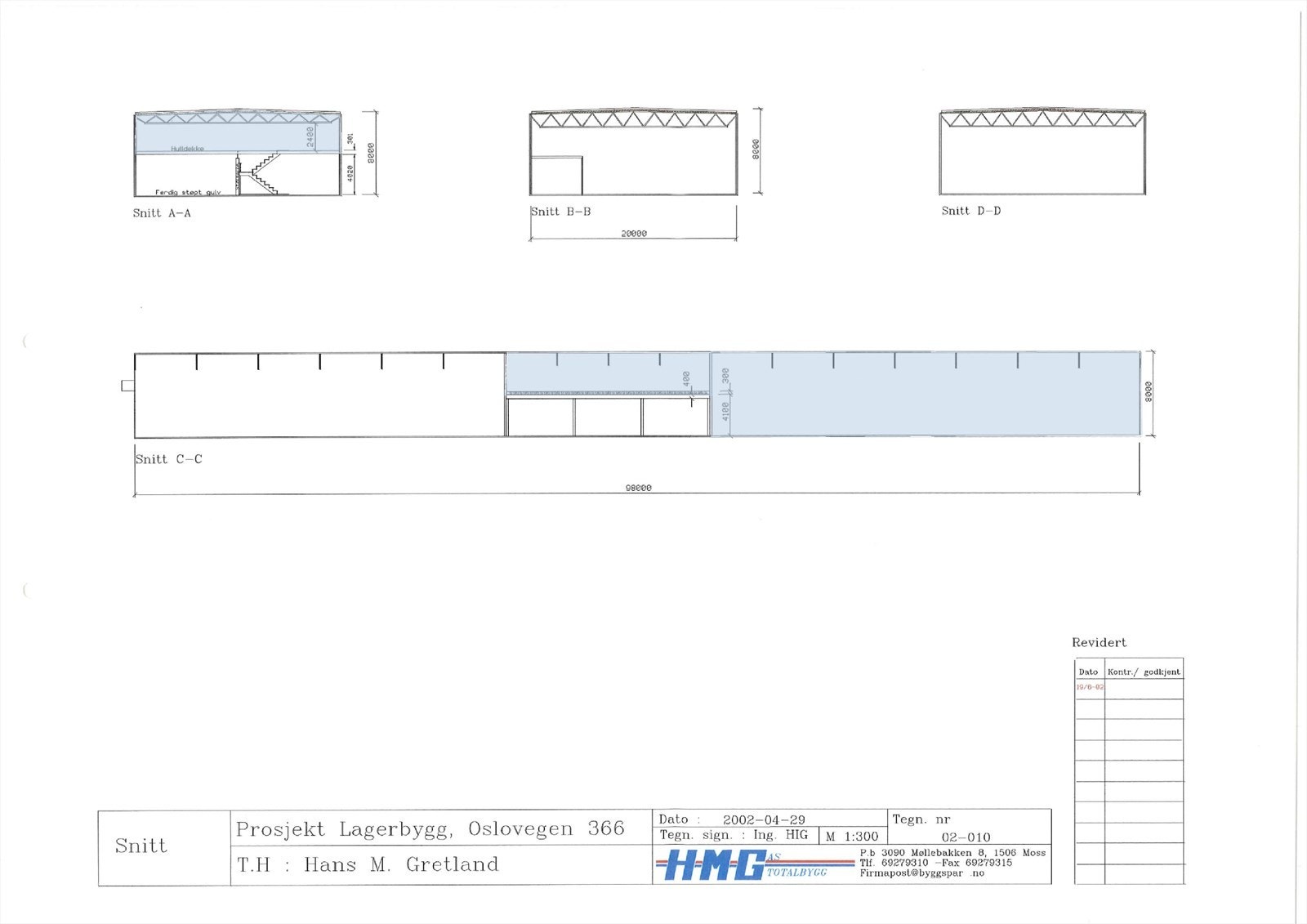 Tegninger markert Osloveien 366 Galleribilde
