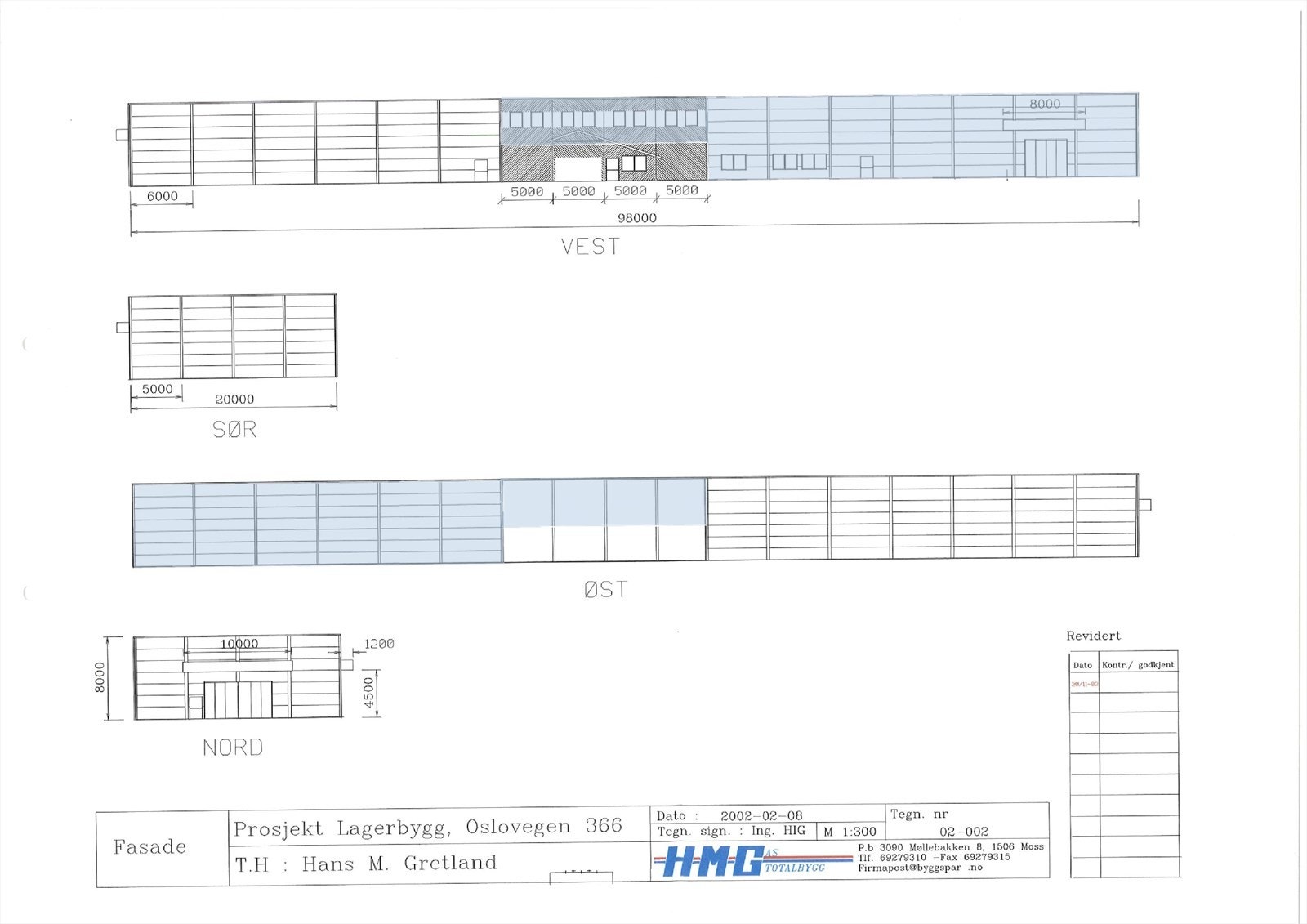 Tegninger markert Osloveien 366 Galleribilde