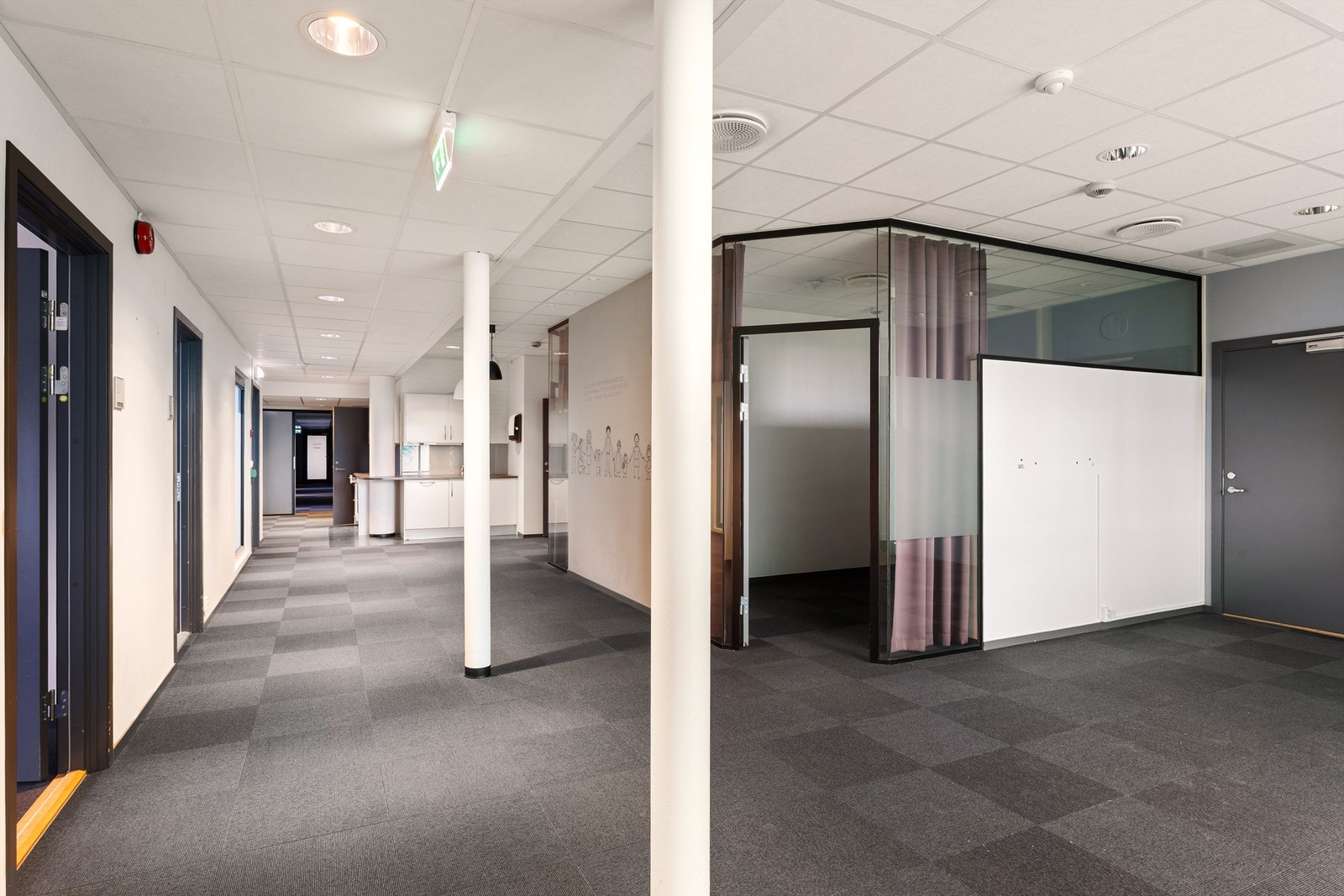 Lokalene kan innredes og tilpasses iht. leietakers ønsker og behov. Galleribilde