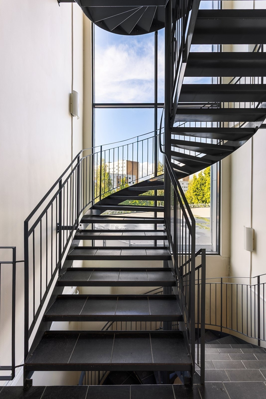 Intern trappegang. Galleribilde