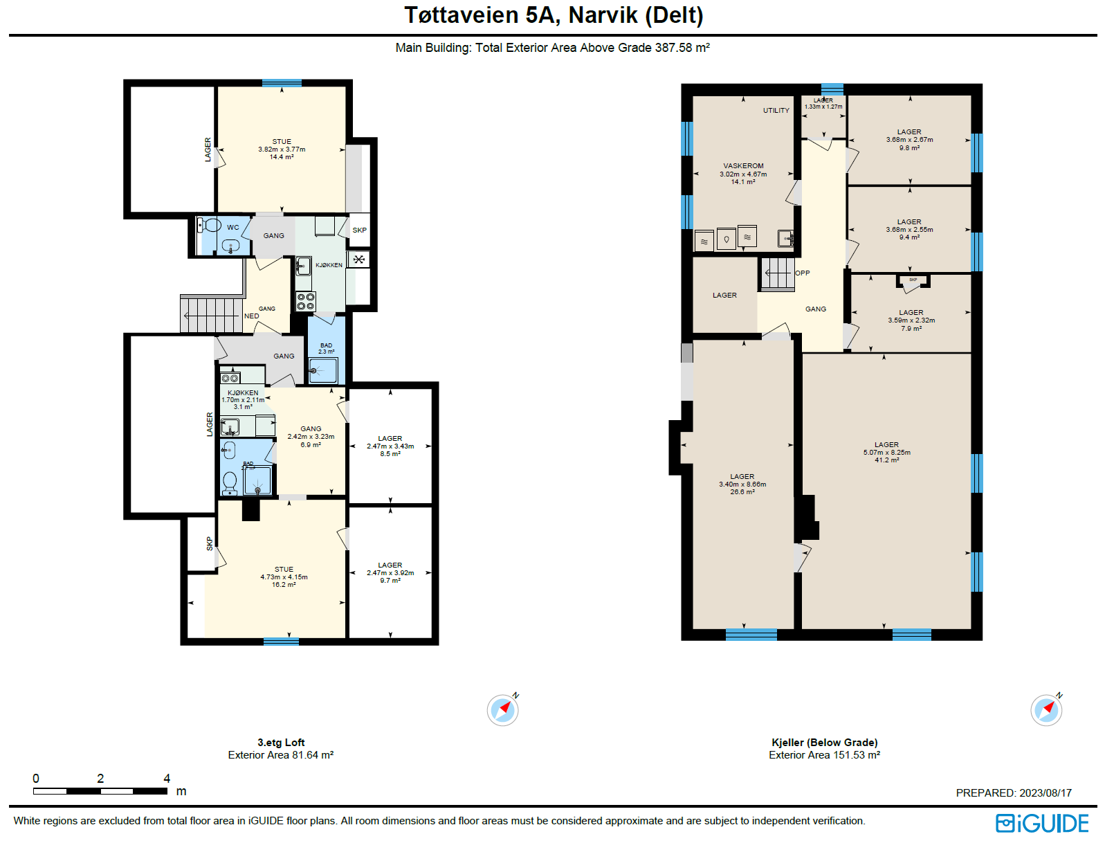 Tøttaveien 5A loft og kjeller Galleribilde