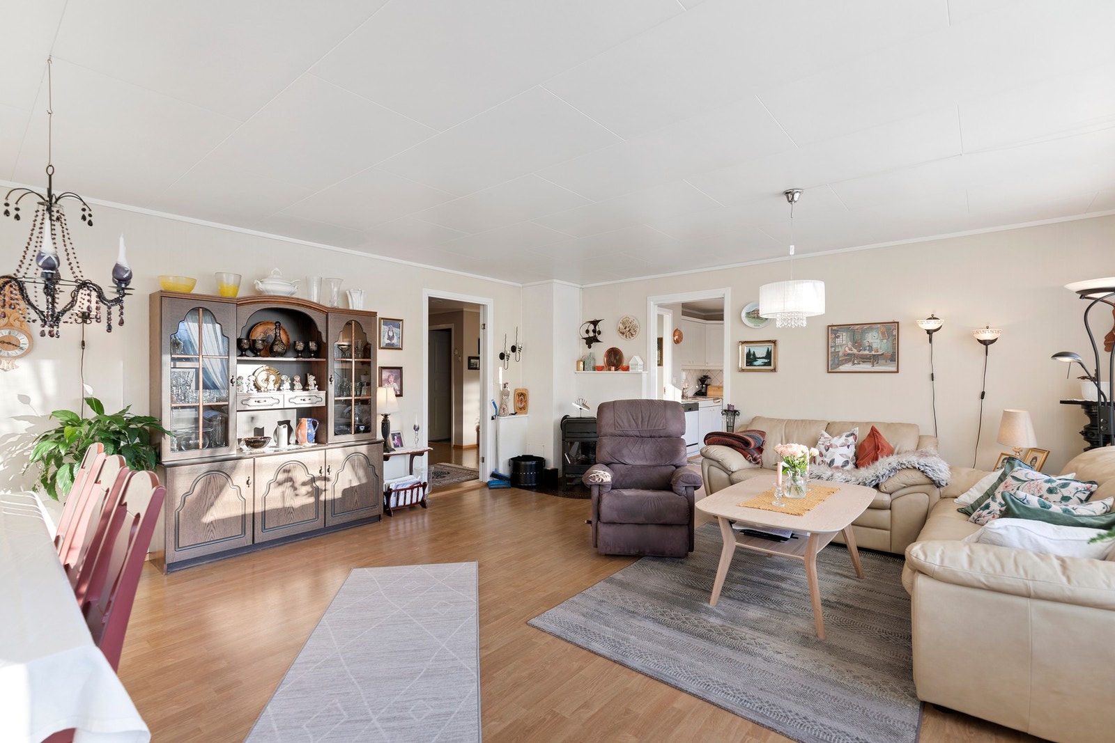 Det er også montert ildsted Galleribilde